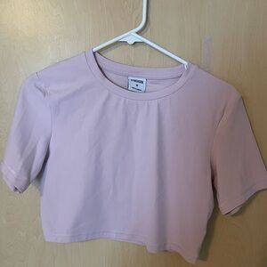 Gymshark Pink Short Sleeve Crop T-Shirt